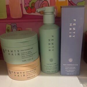 Fenty Beauty Hair Treatment Set - Sage Green and Soft Purple